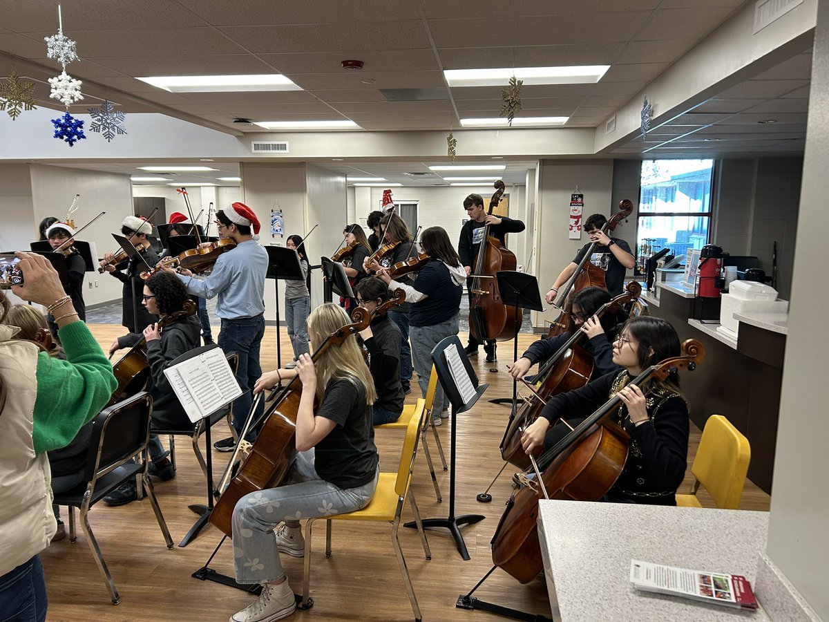 Thanks to the <a href="/FSSouthside/">Southside High School</a> Chamber Orchestra for performing during the staff lunch this morning. We appreciate you coming out today!!!