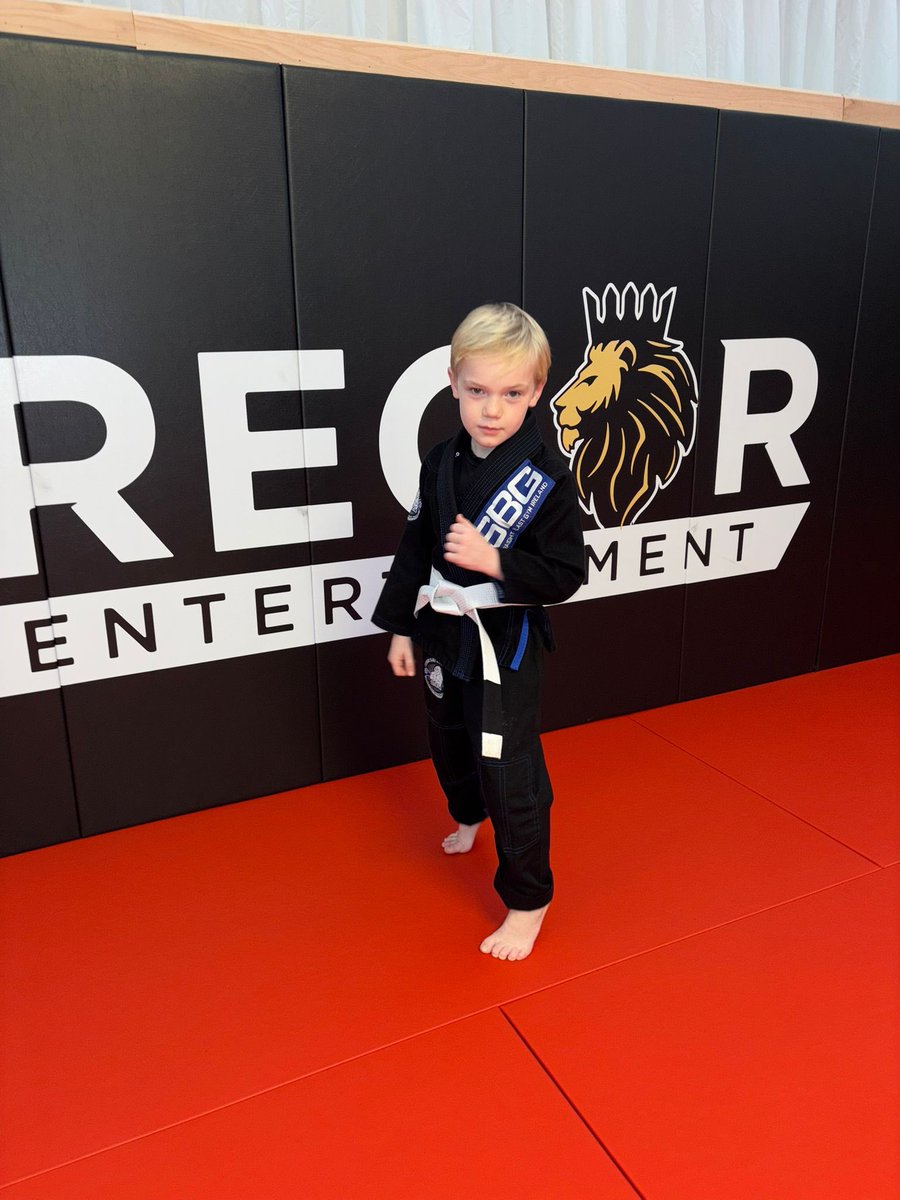 My son with another stripe on his Jiu Jitsu belt! He is so happy and it makes me incredibly proud to see his efforts! Well done my Champion! Thank you @ sbgireland and coach @ sbgnerijus! Let’s go Conor Jr.  🥋