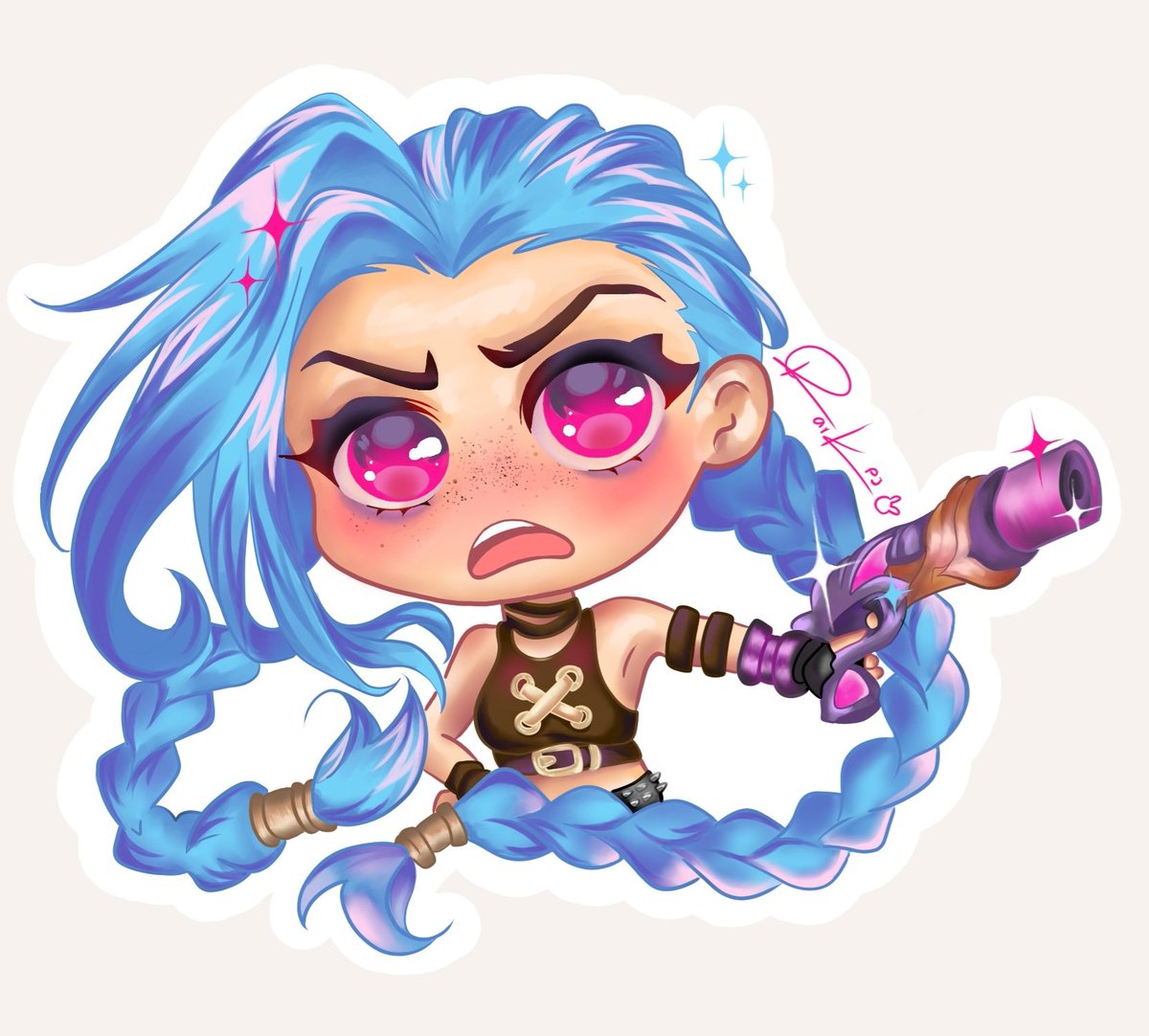 ParkPJ_'s tweet photo. Ya tiene tiempo que acabó arcane pero aún no puedo superar todo lo que pasó 😭
La historia es más que asombrosa y el arte visual es hermoso..
Aquí mi homenaje a la pequeña Jinx ❤️
Amé esa paleta de colores :D

 #arcane #jinx #chibijinx #legenoflegends #jinxarcane #jinxarcane https://t.co/nESvWyChx5
