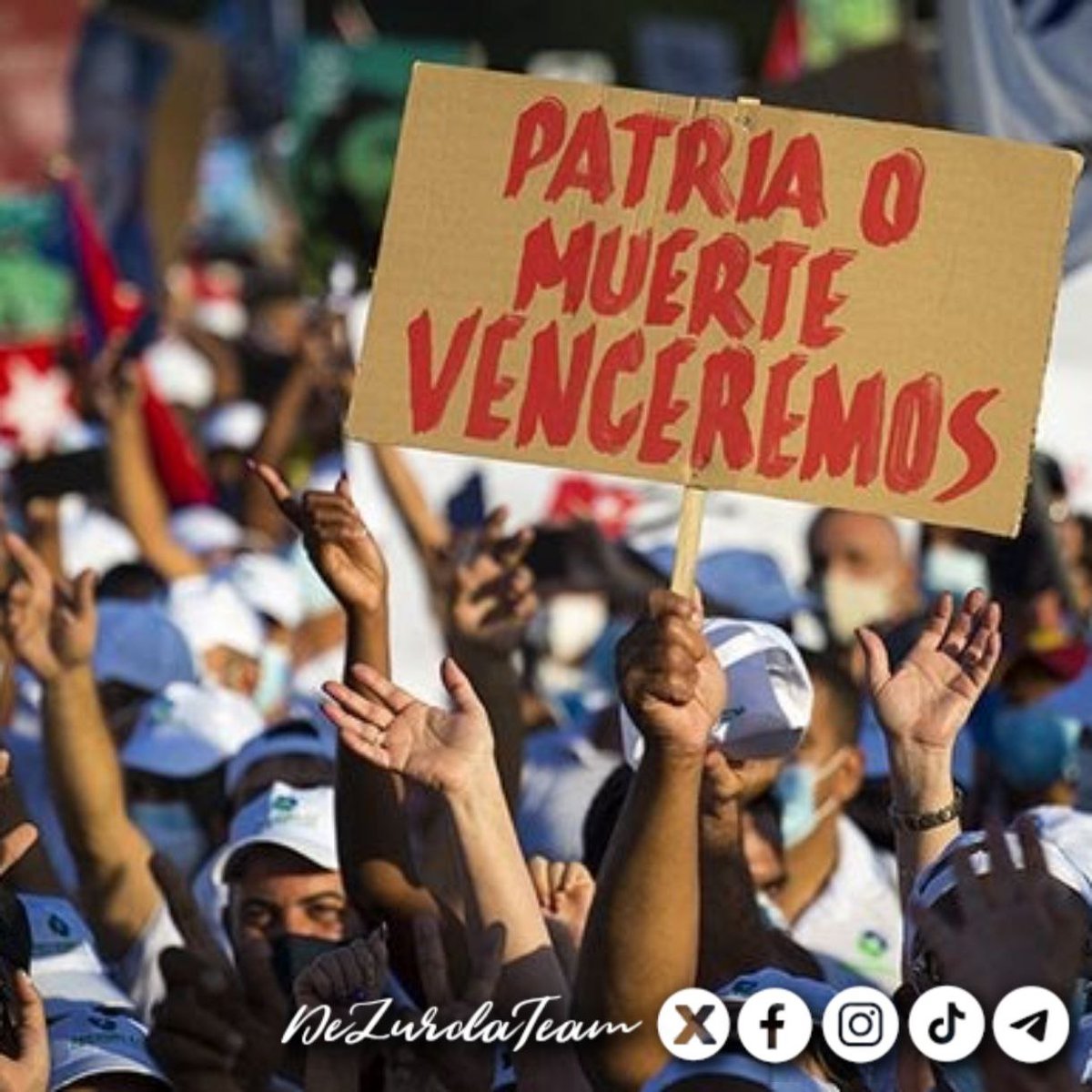 DeZurdaTeam_'s tweet photo. Hoy el Pueblo cubano saldrá como tantas veces a expresar frente a la Embajada de Yaquilandia, la más firme y contundente condena contra el Bloqueo. 

¡Yo #MarchoXCuba 🇨🇺 , Súmate a la Marcha Combatiente!

#DeZurdaTeam https://t.co/dnjyYPevOE