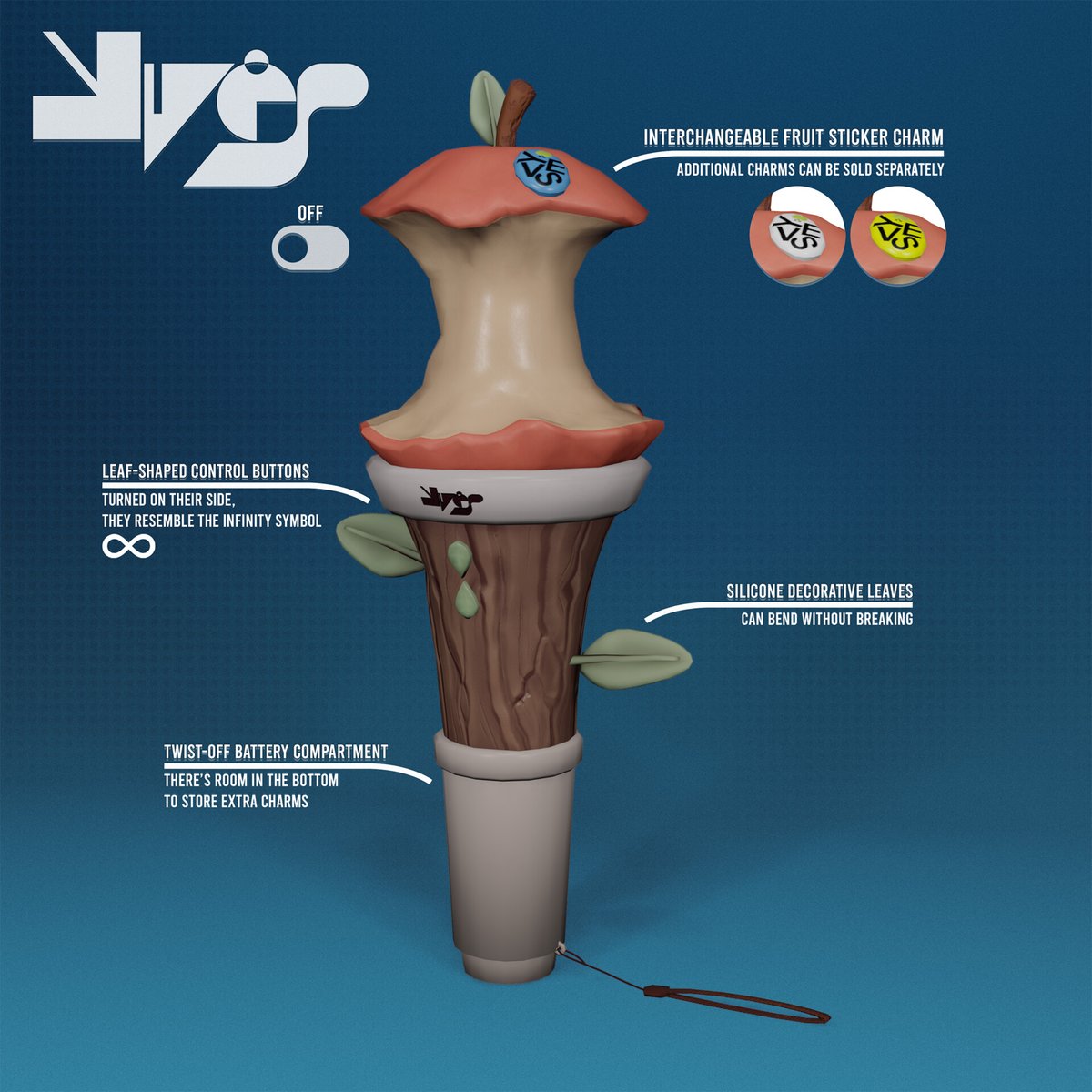 shapegoat's tweet photo. before the official design is revealed, i want to share my yves lightstick concept! i put a lot of work into it, so i hope it's... ap-peel-ing...!
#yves #이브 #loona #loonathefanart https://t.co/PNdt46yeOu