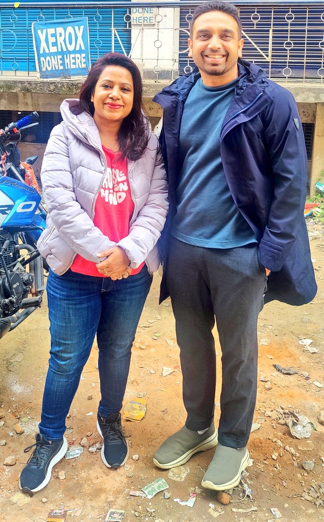 DeepikaBhardwaj's tweet photo. Met the rising star in Jharkhand politics and my dear friend @KunalSarangi today in Jamshedpur 

Manifesting that he enters Parliament soon &amp; takes our voice to the lawmakers. Thanks for all the support always Kunal 🙏 https://t.co/zzTOWc02Tv
