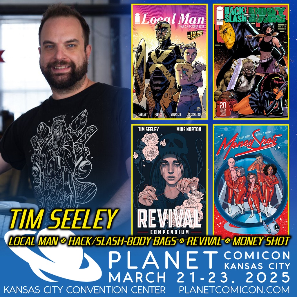 Jim McLauchlin (@mclauchlin) on Twitter photo You best start looking at 2025, peeps!
<a href="/PlanetComicon/">Planet Comicon Kansas City</a> in Kansas City is one of comics' FINEST events on March 21-22-23! Jose Luis Garcia-Lopez, <a href="/KevinNowlan/">Kevin Nowlan</a>, and <a href="/HackinTimSeeley/">Tim Seeley</a> will all be in attendance! Get you there! Tix and info: planetcomicon.com You best start looking at 2025, peeps!
<a href="/PlanetComicon/">Planet Comicon Kansas City</a> in Kansas City is one of comics' FINEST events on March 21-22-23! Jose Luis Garcia-Lopez, <a href="/KevinNowlan/">Kevin Nowlan</a>, and <a href="/HackinTimSeeley/">Tim Seeley</a> will all be in attendance! Get you there! Tix and info: planetcomicon.com