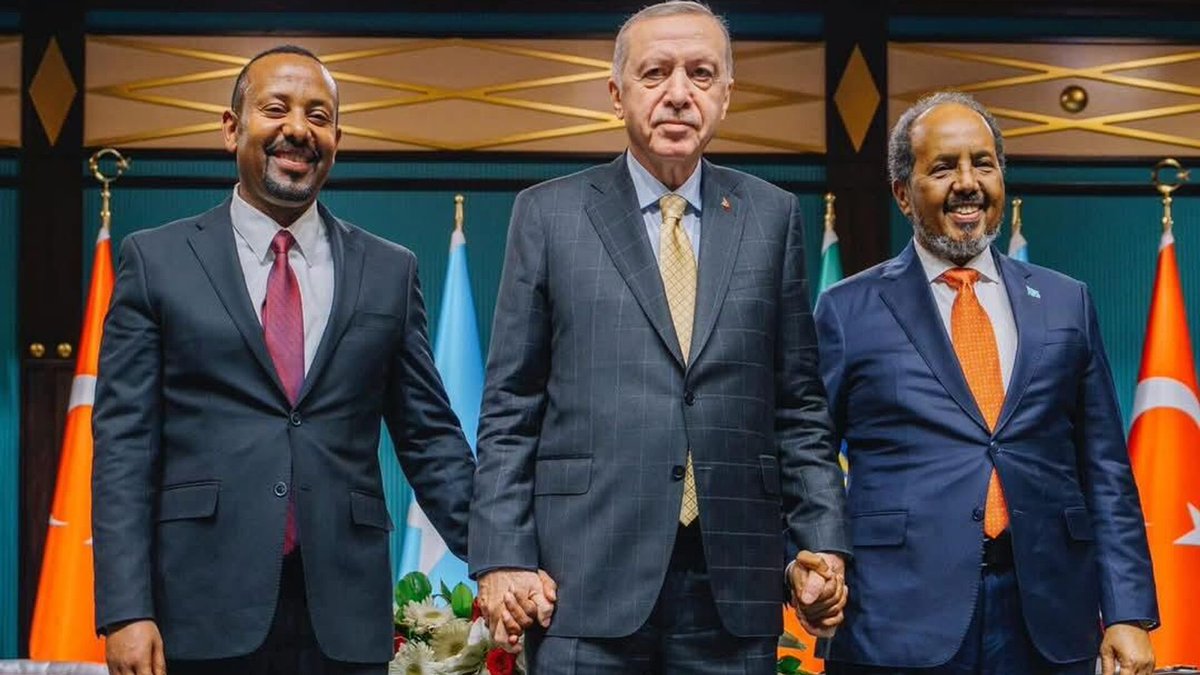 AnalystSomalia's tweet photo. Contrary to the verbose obfuscations and melodrama in the piece below, the Ankara Declaration, signed by the Ethiopian PM himself, included several key components — all of which demonstrate that Ethiopia backed off, and as a good neighbor, Somalia offered Ethiopia a face-saving way out.

Notwithstanding the institute’s feel-good edition, here is what has actually been agreed:

[And if Ethiopia has buyer’s remorse, they are welcome to back out. Article 51 of the UN Charter will help Somalia deal with any aggression.]

1.Ethiopia/Abiy committed to respecting Somalia’s unity, territorial integrity, and sovereignty.
(This killed the MoU, the dismemberment, and the annexation pipe dream.)

2.Premier Abiy also pledged that, in dealings with Somalia, Ethiopia would adhere to the UN Charter, the African Union’s Constitutive Act, and international law.
(The text clearly states that access to the sea is purely COMMERCIAL and under Somalia’s sovereignty. Here, the dream of seizing and owning a port and sea is dead, and the operationalization of UNCLOS is in.)

3.For its part, Somalia agreed to forgo past grievances and start relations with Ethiopia afresh.
(This allows both countries to act like adults and collaborate in “mutually beneficial” economic and commercial arrangements, to quote the declaration.)

4.Somalia accepted, in principle, to establish maritime commercial relations with Ethiopia, with Turkey acting as guarantor, and negotiations on modalities deferred to 2025.

5.Somalia may have also agreed — though I’m not certain yet and do not support it — to allow Ethiopian soldiers to serve in the new AU/UN peace support mission (AUSSOM).

If it makes our friends at @ifaffairs_ happy, sure, they can tell themselves Ethiopia won a brand-new sea!

https://t.co/QMFoas7X1N