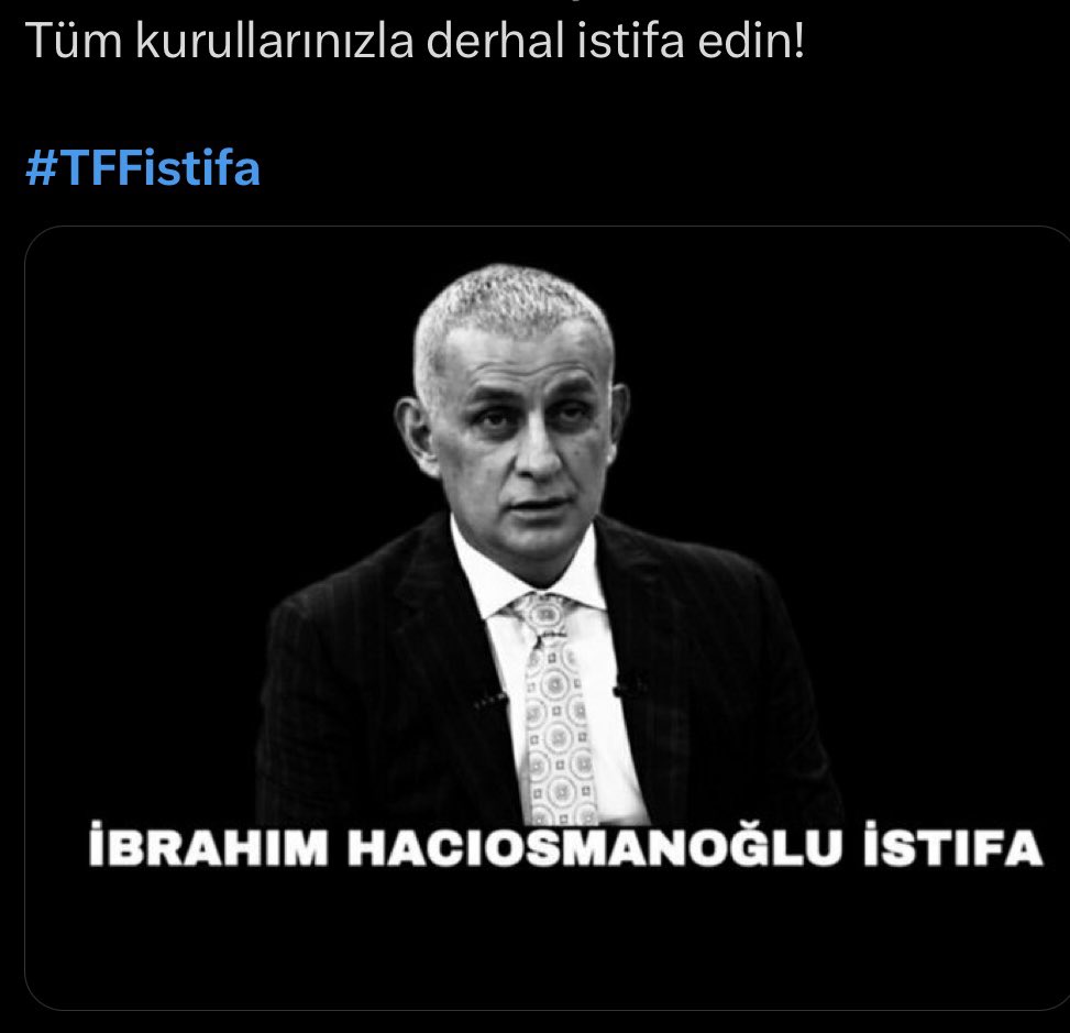 SelmanKurt07's tweet photo. #TFFistifa #MHKİstifa  Yeter Bu oynanan Tiyatro https://t.co/h2wXJ9rMvZ