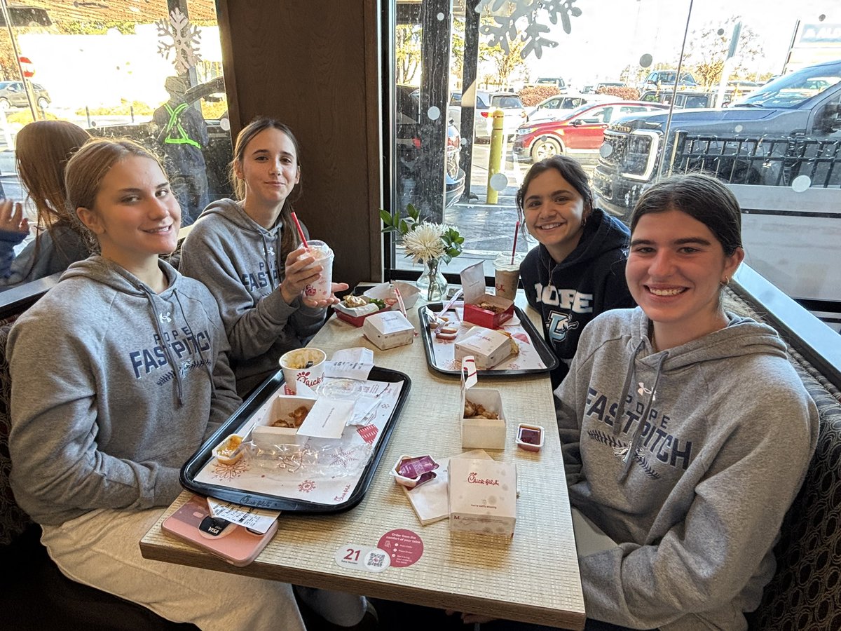PopeFastpitch's tweet photo. On our way to deliver and sort some toys ! Thank you @CFAEastLake for being our fuel stop and providing excellent service as always💯💯💯
#ExcellenceIsTheStandard #PFPFMP https://t.co/JGgsNGnSyt