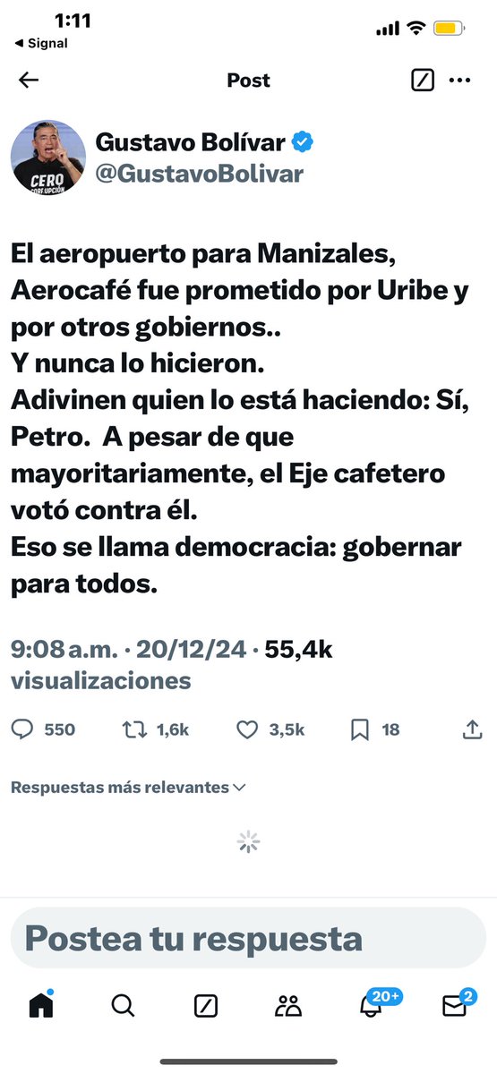 Álvaro Uribe Vélez tweet media
