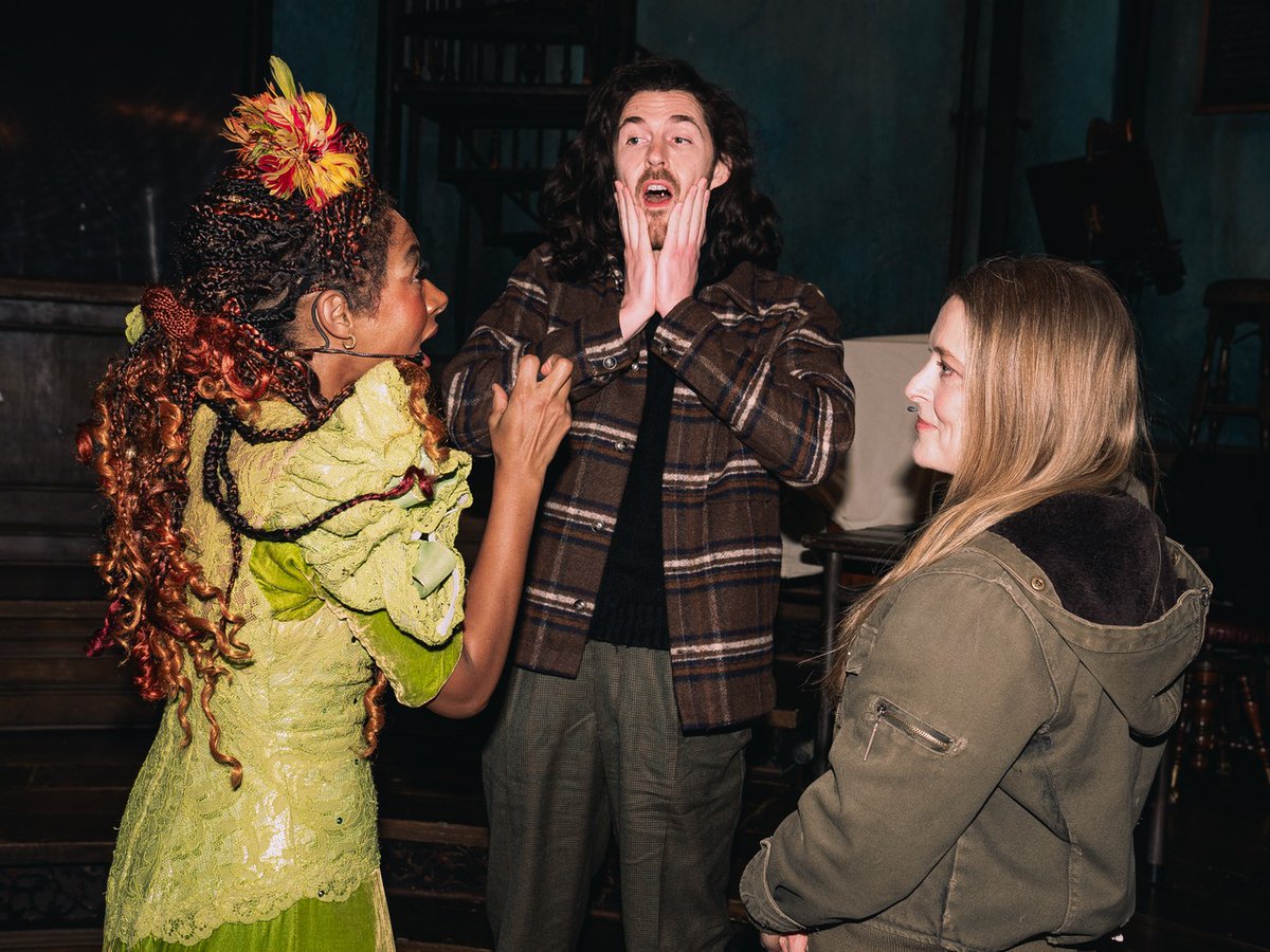 hadestown's tweet image. He knows a thing or two about working on a song. It was epic to welcome Hozier to our audience last night while he's in town for SNL.