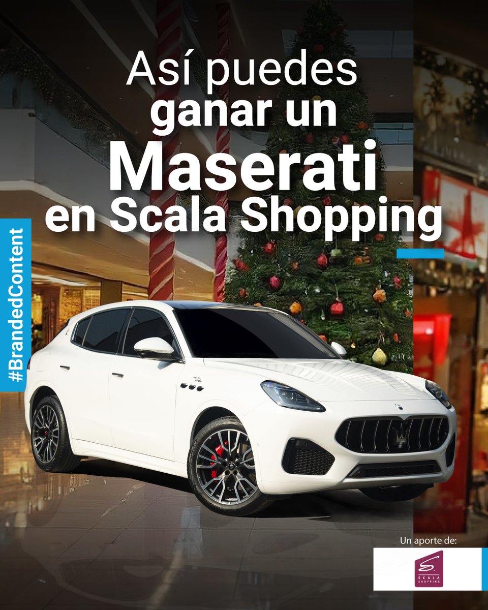 Primicias (@primicias) on Twitter photo #BrandedContent | 🎅🏼 ¿Regalos navideños o historias memorables? 🎁❤️ En <a href="/scalashopping/">Scala Shopping</a> puedes tener ambos... ¡Y un Maserati de lujo! 🚘 ¡Entérate aquí! ➡️ prim.ec/Swns50Uv3mq #BrandedContent | 🎅🏼 ¿Regalos navideños o historias memorables? 🎁❤️ En <a href="/scalashopping/">Scala Shopping</a> puedes tener ambos... ¡Y un Maserati de lujo! 🚘 ¡Entérate aquí! ➡️ prim.ec/Swns50Uv3mq