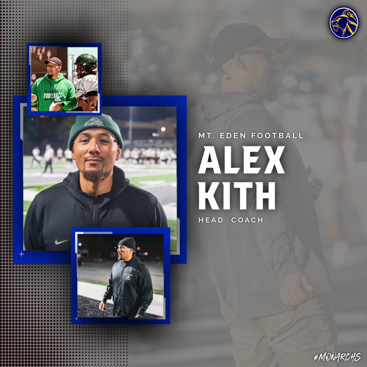 It's an honor and privilege to be named the next Head Coach at Mt. Eden High School! This school has been a huge part of my journey, shaping me into the person I am today. I'm excited to support the students and community as we create unforgettable memories together. I am home.