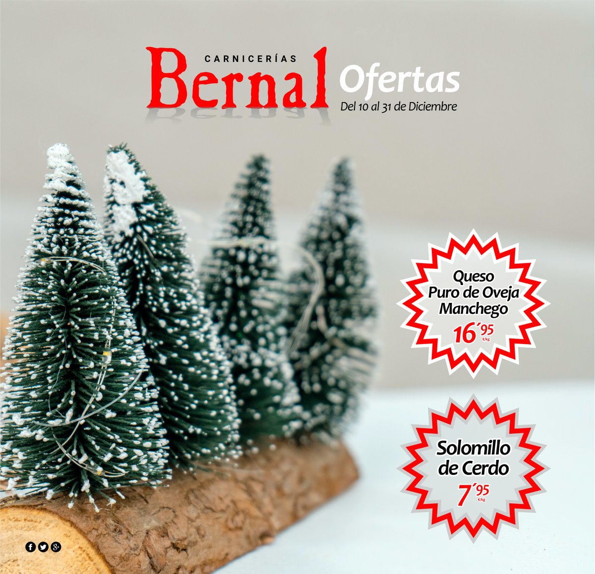 MarcaBernal's tweet photo. Llega la recta final del 2024 y ya estamos preparados para recibir el Nuevo Año.
Os deseamos que disfrutéis éstas fechas en compañía de amigos y familiares.
Un fuerte abrazo de toda la Familia Bernal y su equipo de trabajadores.
Últimas ofertas del Año 2024.
Felices Fiestas. https://t.co/H1KEWSTQm8