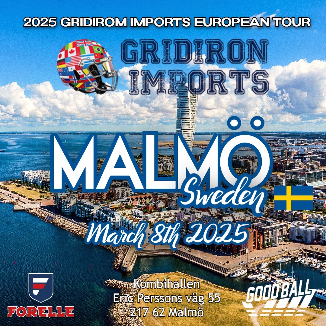 Gridiron Imports Foundation (@gridironimports) on Twitter photo Sweden/Denmark- IT'S ON! Early bird discount for the first 50 to sign up! eventbrite.com/e/111973814994…
<a href="/AFCSpartans/">Ørestaden Spartans</a> <a href="/crusaders1991/">Carlstad Crusaders</a> <a href="/Hbgjaguars/">Helsingborg Jaguars AFC</a> <a href="/limhamngriffins/">Limhamn Griffins</a> <a href="/gbgmarvels/">Göteborg Marvels</a> <a href="/KarlskogaWolves/">Karlskoga Wolves</a> <a href="/KstadPredators/">Kristianstad Predators</a> <a href="/OKimrin/">O. Kimrin</a> <a href="/BrianSpapens/">Coach Brian Spapens</a> <a href="/GIfootballChris/">Chris Adamson</a> <a href="/MathiasHT/">Mathias</a> <a href="/ImmoOsterkamp/">Immo Osterkamp</a> Sweden/Denmark- IT'S ON! Early bird discount for the first 50 to sign up! eventbrite.com/e/111973814994…
<a href="/AFCSpartans/">Ørestaden Spartans</a> <a href="/crusaders1991/">Carlstad Crusaders</a> <a href="/Hbgjaguars/">Helsingborg Jaguars AFC</a> <a href="/limhamngriffins/">Limhamn Griffins</a> <a href="/gbgmarvels/">Göteborg Marvels</a> <a href="/KarlskogaWolves/">Karlskoga Wolves</a> <a href="/KstadPredators/">Kristianstad Predators</a> <a href="/OKimrin/">O. Kimrin</a> <a href="/BrianSpapens/">Coach Brian Spapens</a> <a href="/GIfootballChris/">Chris Adamson</a> <a href="/MathiasHT/">Mathias</a> <a href="/ImmoOsterkamp/">Immo Osterkamp</a>