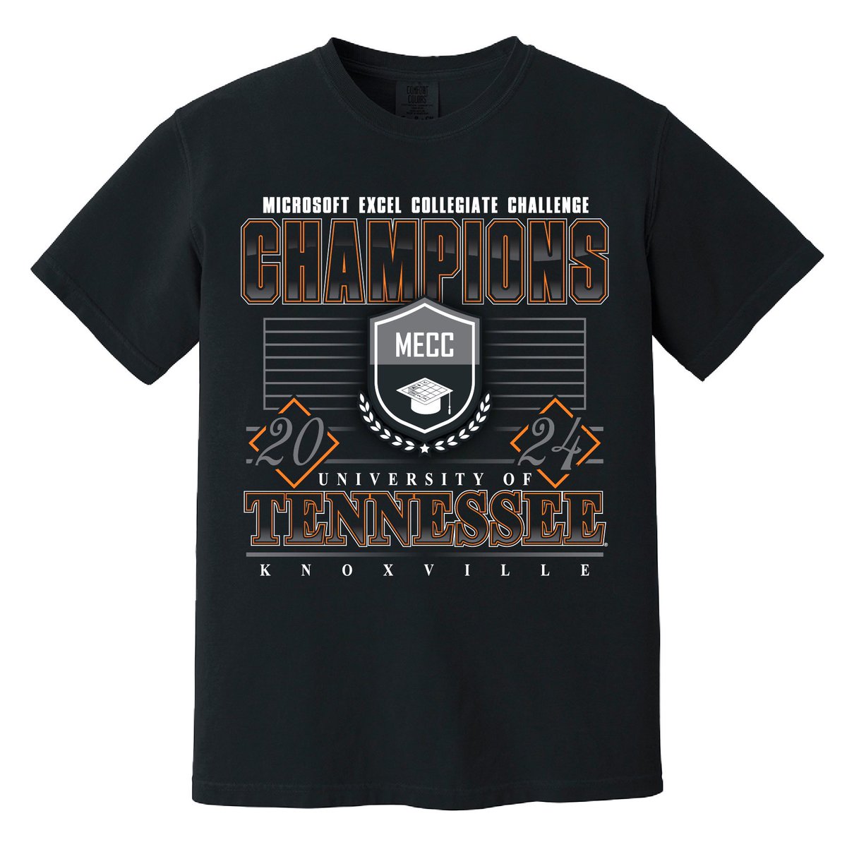 UTVolShop's tweet image. Did y’all think that we were just going to ignore the fact that the University of Tennessee won another Championship???
Pre-order the Microsoft Excel Collegiate Champs tee! utvolshop.com/Microsoft-Exce… 📊
**a portion of the proceeds go directly to the Finance Department