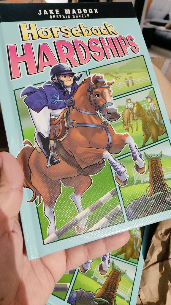 berelince's tweet photo. Llegó el correo con mis copias de "Horseback Hardships", escrito por Mari Bolte. Una linda historia sobre el reconocimiento del valor propio y muchos caballos! (Mención especial a @milosflaca por su increíble apoyo)
Pueden preordenar el libro en amazon:
 https://t.co/7i8bKFJNAZ https://t.co/fyDidiw29L