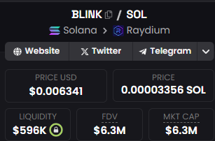 $BLINK Undervalue in my opinion. Yesterday some things happened, better to explain them DEV <a href="/blinkdotfun/">blnk.fun</a>       #solana
b1nkm6skdrwXoMku8CVx8Fk4LfC2jAqxV3m9VDNjYqz