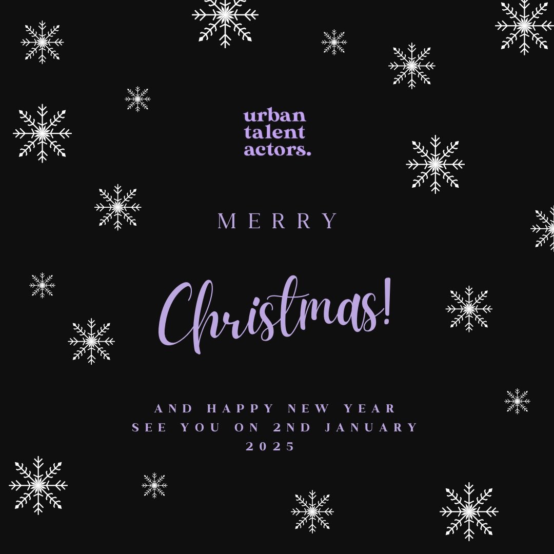 🎄MERRY CHRISTMAS🎄

From everyone here at UTA!

Thank you to all of our actors and the amazing casting directors and production companies we have worked with this year, we’ll see you in January ⚡️

#Urban #Talent #Actors
#Christmas