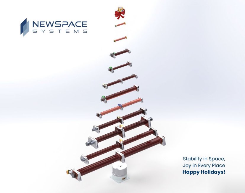 Happy Holidays from the NewSpace Systems Team! ✨
 
This festive season, we extend our heartfelt thanks to everyone who has been part of our journey this year. Your trust, collaboration, and support have been invaluable, and we look forward to #GoingSpaces in 2025 together!