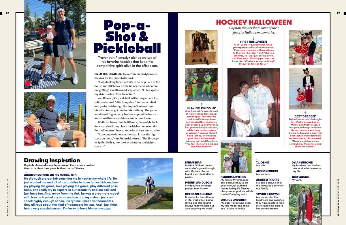 Capitals PR (@capitalspr) on Twitter photo THREAD: W Magazine, a lifestyle publication produced by the <a href="/Capitals/">Washington Capitals</a>, is now available to purchase online at Washcaps.com/wmagazine. The publication is also available as a free gift with purchase at <a href="/ShopMedStarCaps/">Capitals Stores</a> and <a href="/TeamShopAtCOA/">Team Shop at Capital One Arena</a>.
The magazine includes more than 200 THREAD: W Magazine, a lifestyle publication produced by the <a href="/Capitals/">Washington Capitals</a>, is now available to purchase online at Washcaps.com/wmagazine. The publication is also available as a free gift with purchase at <a href="/ShopMedStarCaps/">Capitals Stores</a> and <a href="/TeamShopAtCOA/">Team Shop at Capital One Arena</a>.
The magazine includes more than 200