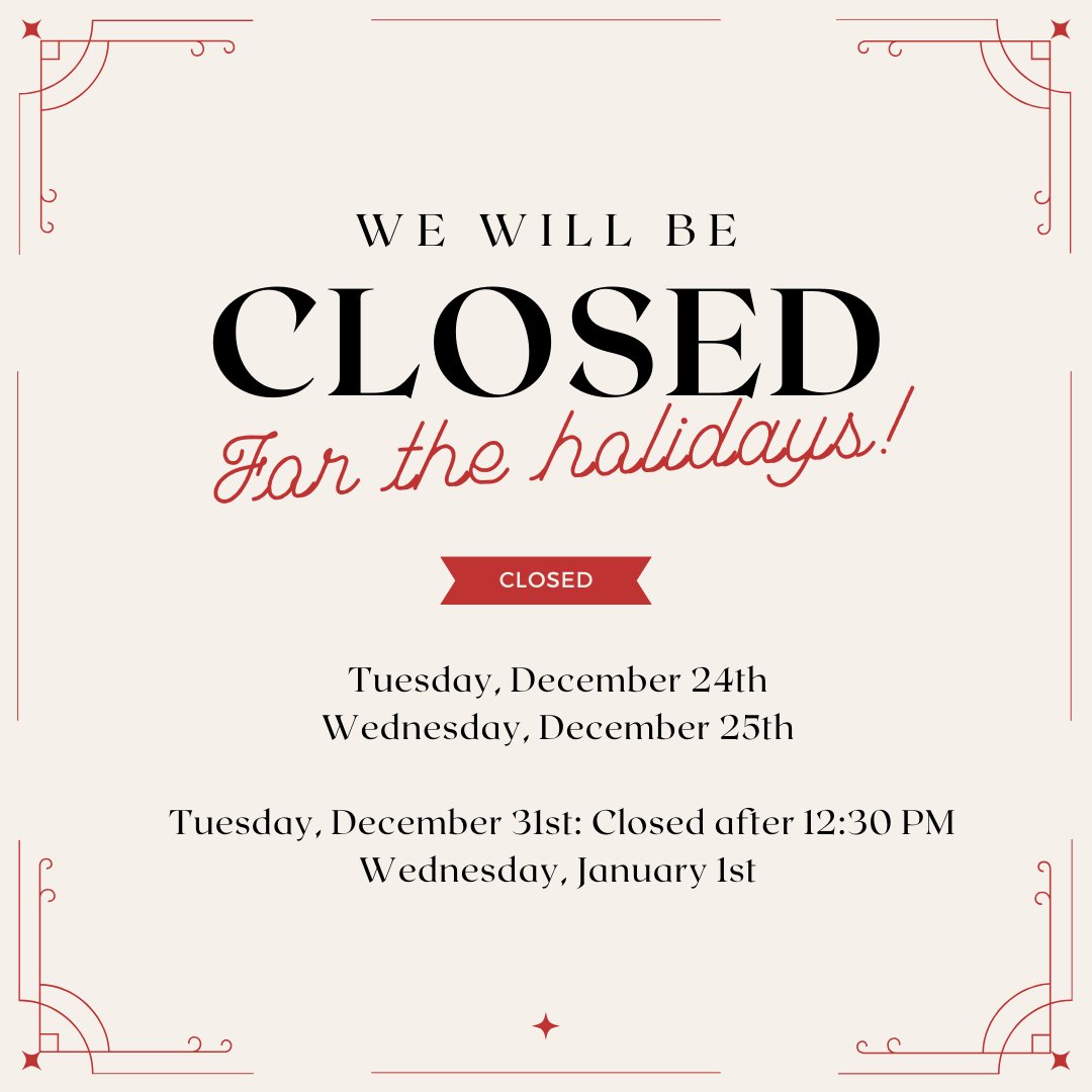 SLS_CPR's tweet image. As the holidays draw near, we wanted to share our holiday hours with you! We're excited to spend quality time with loved ones and can't wait to see what the new year has in store. Wishing you all a joyful and peaceful season! 🎄✨