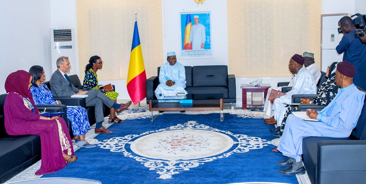 Sylvia Ekra (@lopezekra) on Twitter photo Honorée d’avoir rencontré S.E. le Premier Ministre, Amb. Allamaye Halina. <a href="/UNmigration/">IOM - UN Migration 🇺🇳</a> réaffirme son engagement à accompagner le #Tchad dans la gestion des défis migratoires, la protection des communautés vulnérables & la promotion de la mobilité pour un développement durable Honorée d’avoir rencontré S.E. le Premier Ministre, Amb. Allamaye Halina. <a href="/UNmigration/">IOM - UN Migration 🇺🇳</a> réaffirme son engagement à accompagner le #Tchad dans la gestion des défis migratoires, la protection des communautés vulnérables & la promotion de la mobilité pour un développement durable