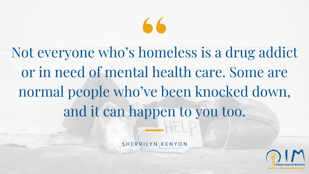 Too often, we associate mental health or drug addiction challenges as being the only reason someone is homeless. 😔 Other times, someone becomes homeless due to circumstances beyond their control. Regardless of why, we always lend a helping hand to those in need 🤝 

#OIM #Ottawa