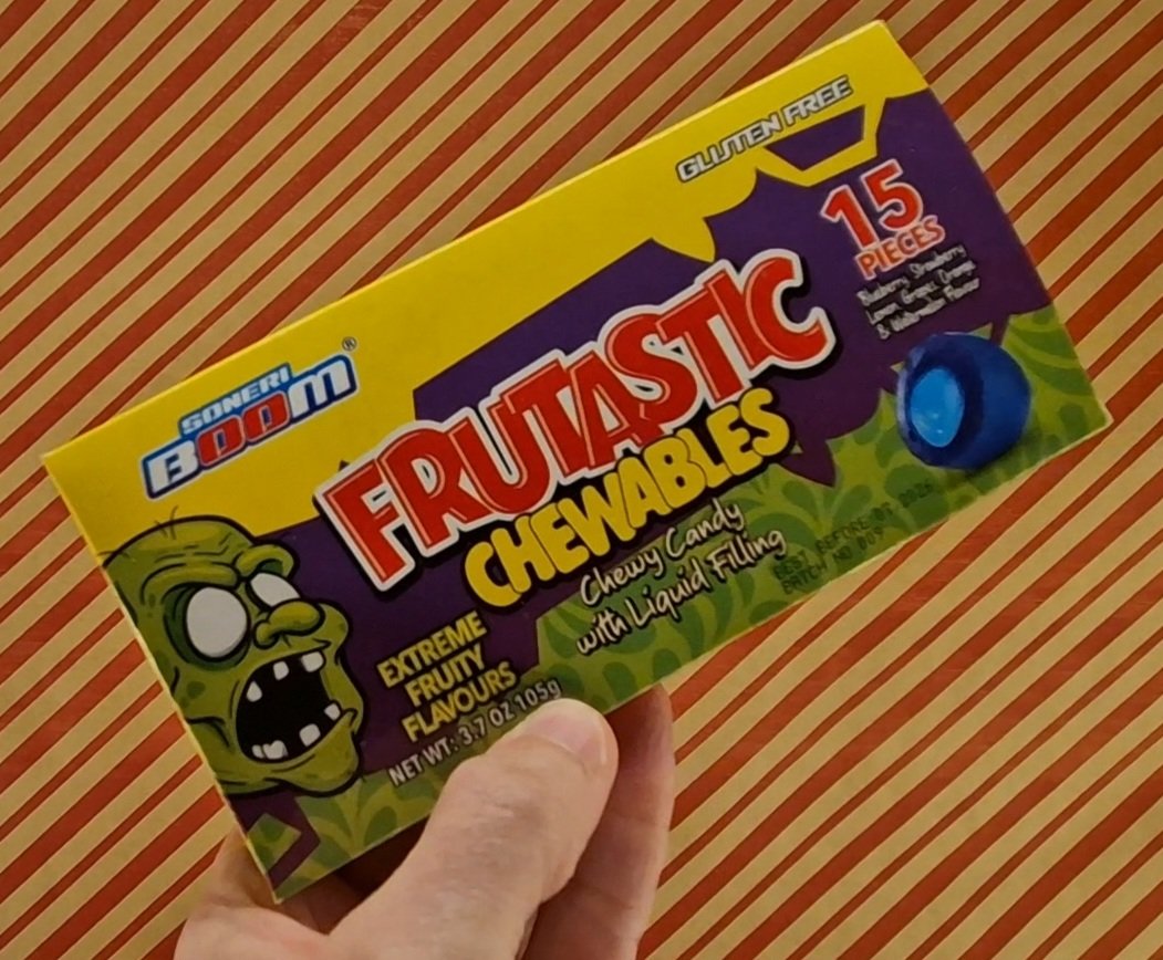 Mark_Daws's tweet image. The packet drew me in with this one, shall we pop it open and try? Link to my YouTube channel on my profile.
youtu.be/FgBWE-gTcfk
#FrutasticChewables #Frutastic #Chewables #LiquidFilling #Fruity #Sweet #Candy #Review