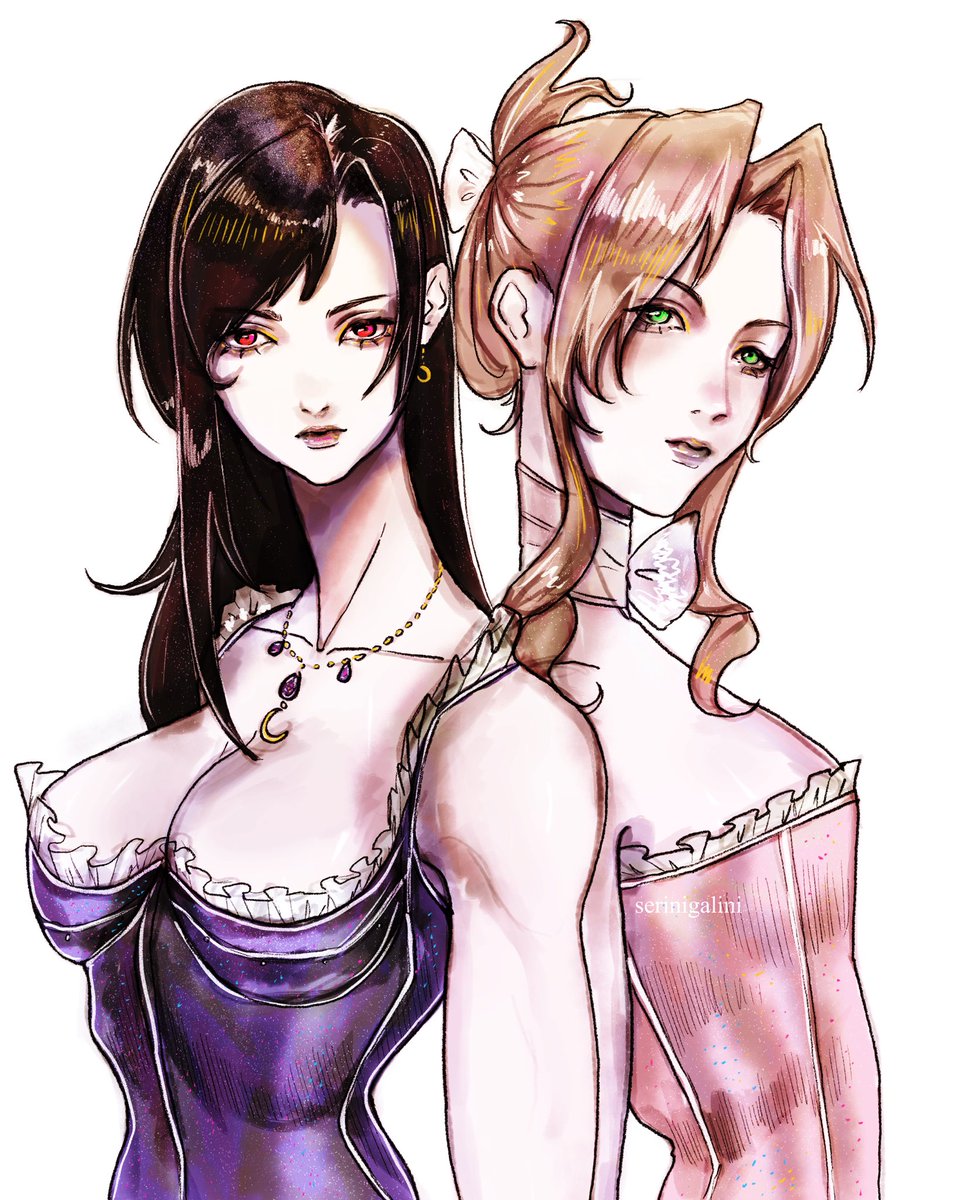 serinigalini's tweet photo. Aerith &amp; Tifa 🩰🎀
#FF7R #FF7 #ティファ #エ���リス https://t.co/ahQTcCWvWC