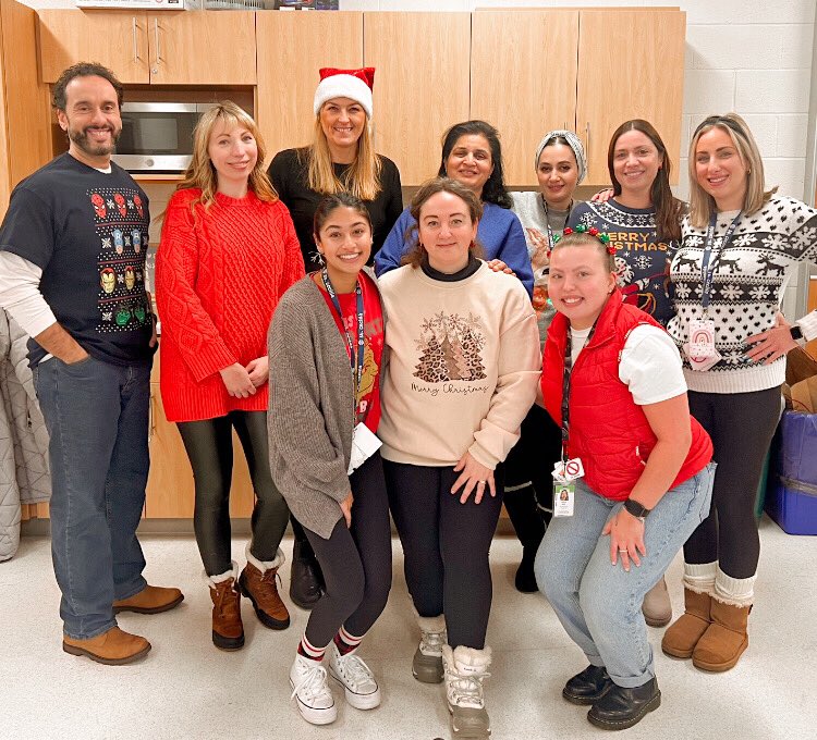 Merry Christmas from the best team 🥰❤️🎄🫶✨ truly blessed <a href="/StCeciliaHCDSB/">StCeciliaHCDSB</a>