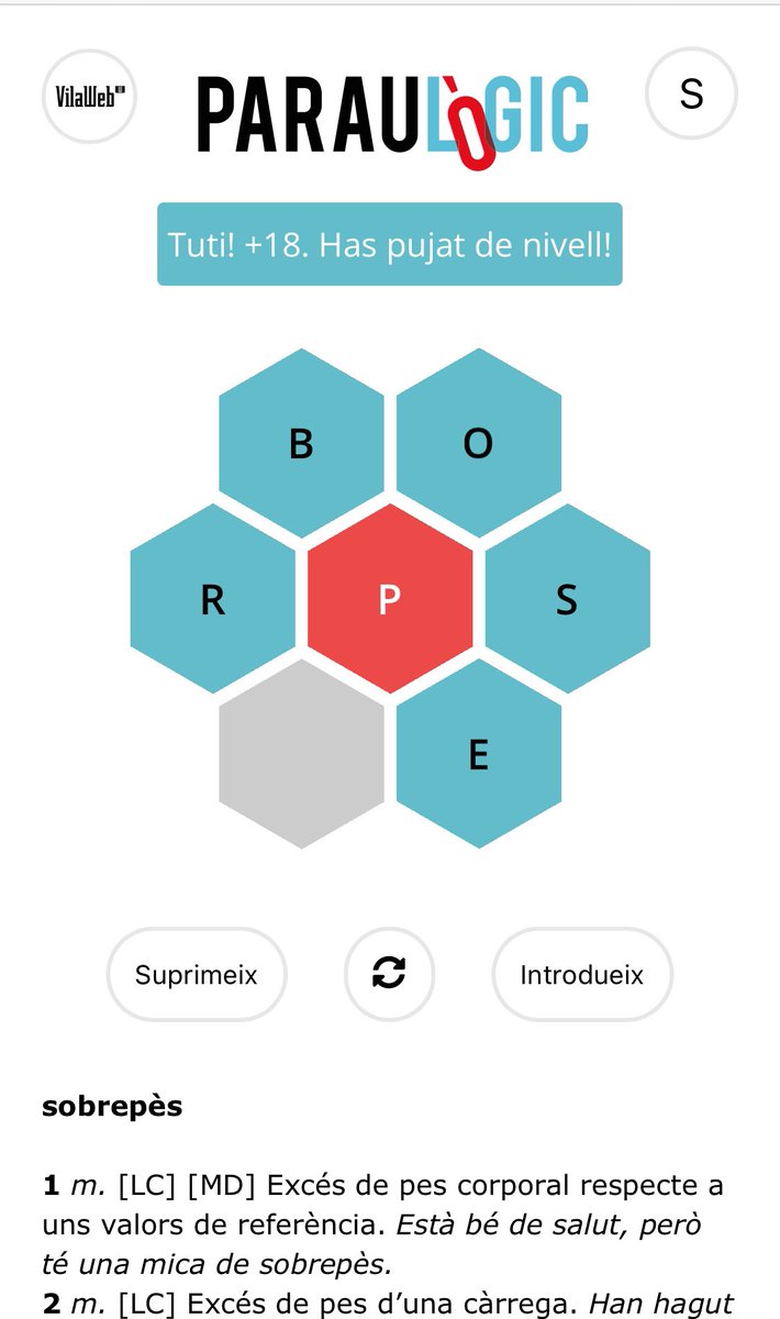 Molt sutil el missatge de <a href="/VilaWeb/">VilaWeb</a> a través  del <a href="/paraulogic/">Paraulògic</a> d’avui…