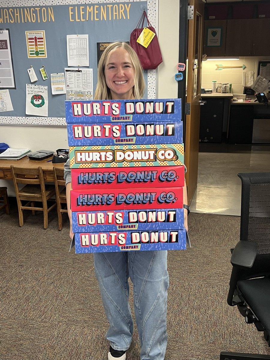 Thank you to a sweet family for the sweetest way to start our day!