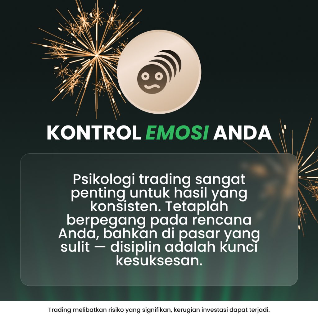 Menjelang tahun baru, inilah saat yang tepat untuk menetapkan tujuan dan merencanakan perjalanan trading Anda. Baik itu menguasai manajemen risiko, mempelajari strategi baru, atau tetap konsisten, setiap langkah penting untuk membangun masa depan finansial Anda.

💬 Beri tahu