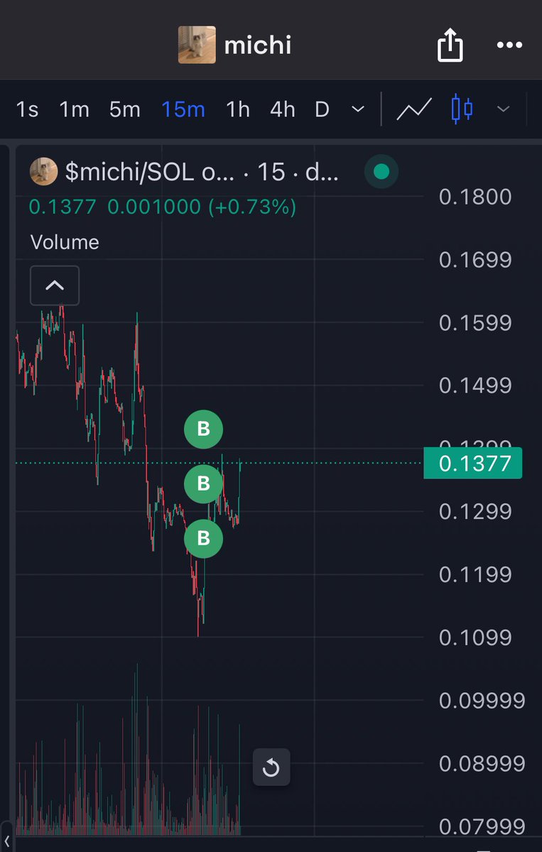 mrhydrasol's tweet photo. Yes, I bought more $michi on the bottom. 

My bag keep increasing. Patience will reward. https://t.co/xzJ6nVUj3u