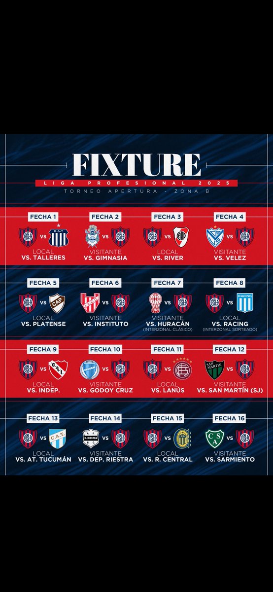 Impresentable los torneos Apertura y Clausura que armaste <a href="/tapiachiqui/">Chiqui Tapia</a>.
En un año no nos cruzamos con nuestros hijos bosteros.
#SanLorenzo