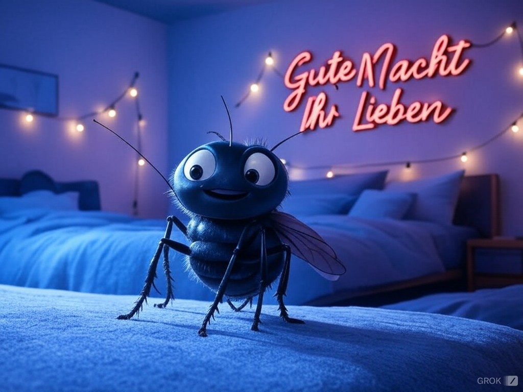 Gute Nacht an alle bis Morgen!
