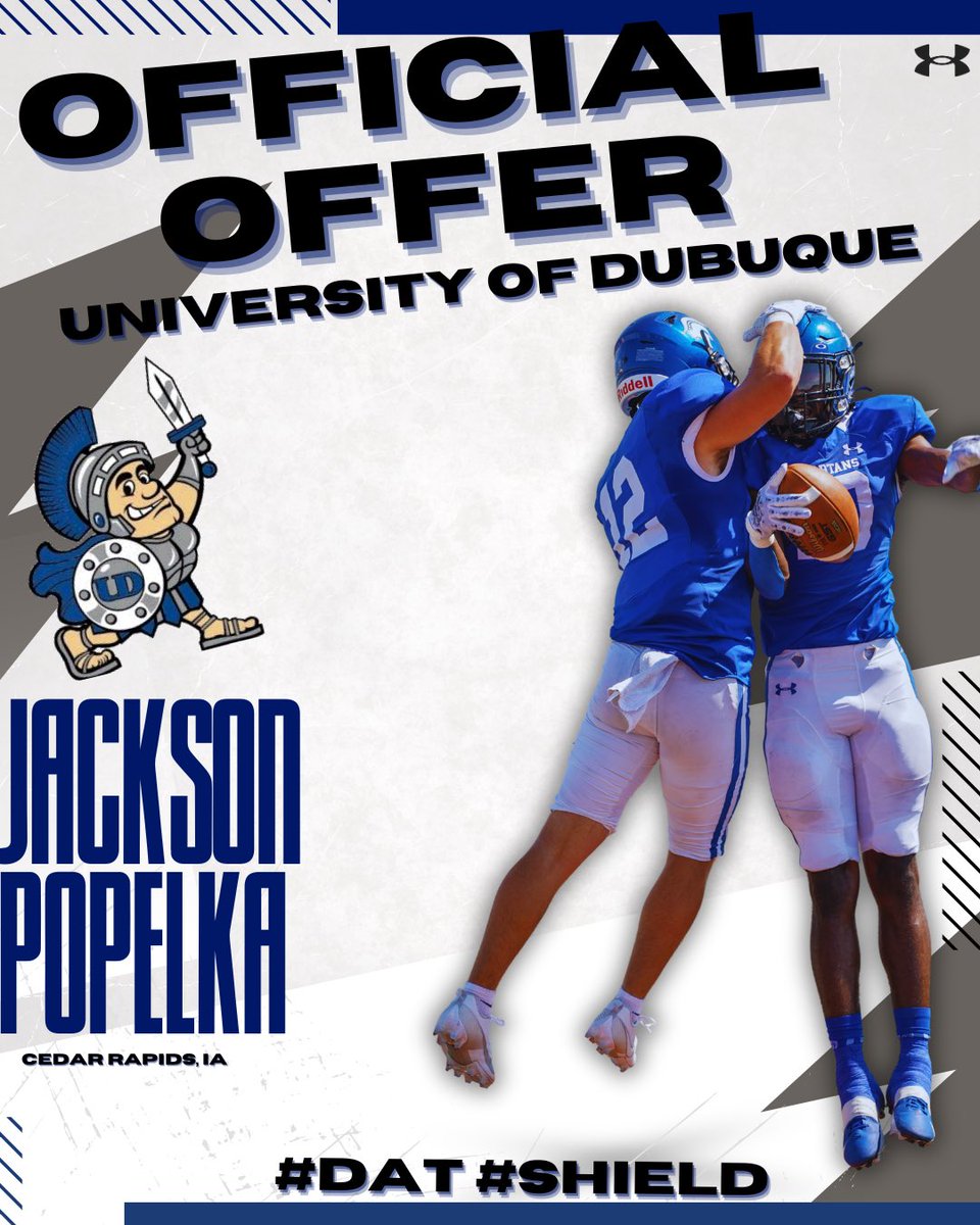 Jackson Popelka (@j_popelka9) on Twitter photo After a great call with <a href="/CoachEdwardsJ/">Jordan Edwards</a> I am blessed to receive my second Official Offer from the University of Dubuque!! <a href="/coachmaiuri/">Ryan Maiuri</a> <a href="/CoachShep3/">Mitch Shepherd</a> <a href="/CRKFootball/">Cedar Rapids Kennedy Football</a> After a great call with <a href="/CoachEdwardsJ/">Jordan Edwards</a> I am blessed to receive my second Official Offer from the University of Dubuque!! <a href="/coachmaiuri/">Ryan Maiuri</a> <a href="/CoachShep3/">Mitch Shepherd</a> <a href="/CRKFootball/">Cedar Rapids Kennedy Football</a>
