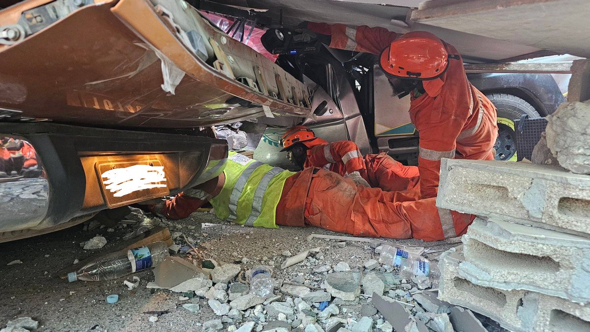 Local Vanuatu NGO ProRescue worked 28 hours to help pull 7 live casualties out of the rubble.

I've spent hours and days working in confined spaces. Even in perfectly safe, low-stakes conditions, it's incredibly stressful. 

Doing it when lives are at stake is pure heroism.