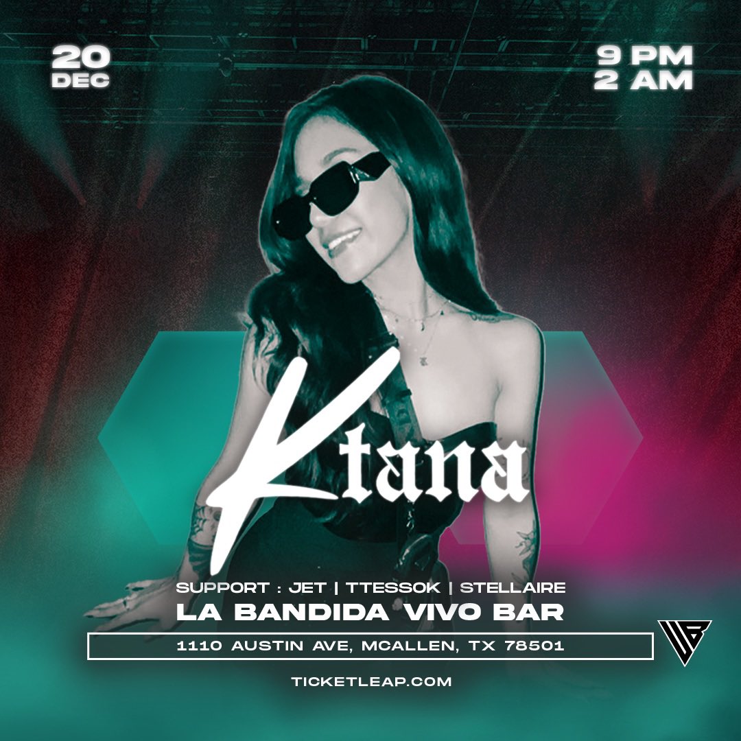 See you tonight as we bring the house down w KTANA!
Tickets still available!
<a href="/DanceMcallen/">Texas_Underground_Dance</a> <a href="/RGVEDMFamily_/">RGV EDM Family</a> <a href="/TXRaveChasers/">Texas Rave Chasers</a> <a href="/TexasEDMFamily/">TEXAS EDM FAMILY</a> 

ticketleap.events/tickets/upbeat…