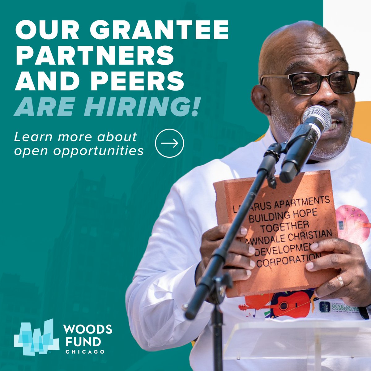 WoodsFundChi's tweet photo. Our grantee partners and peers are hiring!

Learn more about these opportunities at https://t.co/kGe5cnSDr3. 

#JobOpportunities #NonprofitCareers #CommunityOrganizing https://t.co/IOqtmDpHJ5