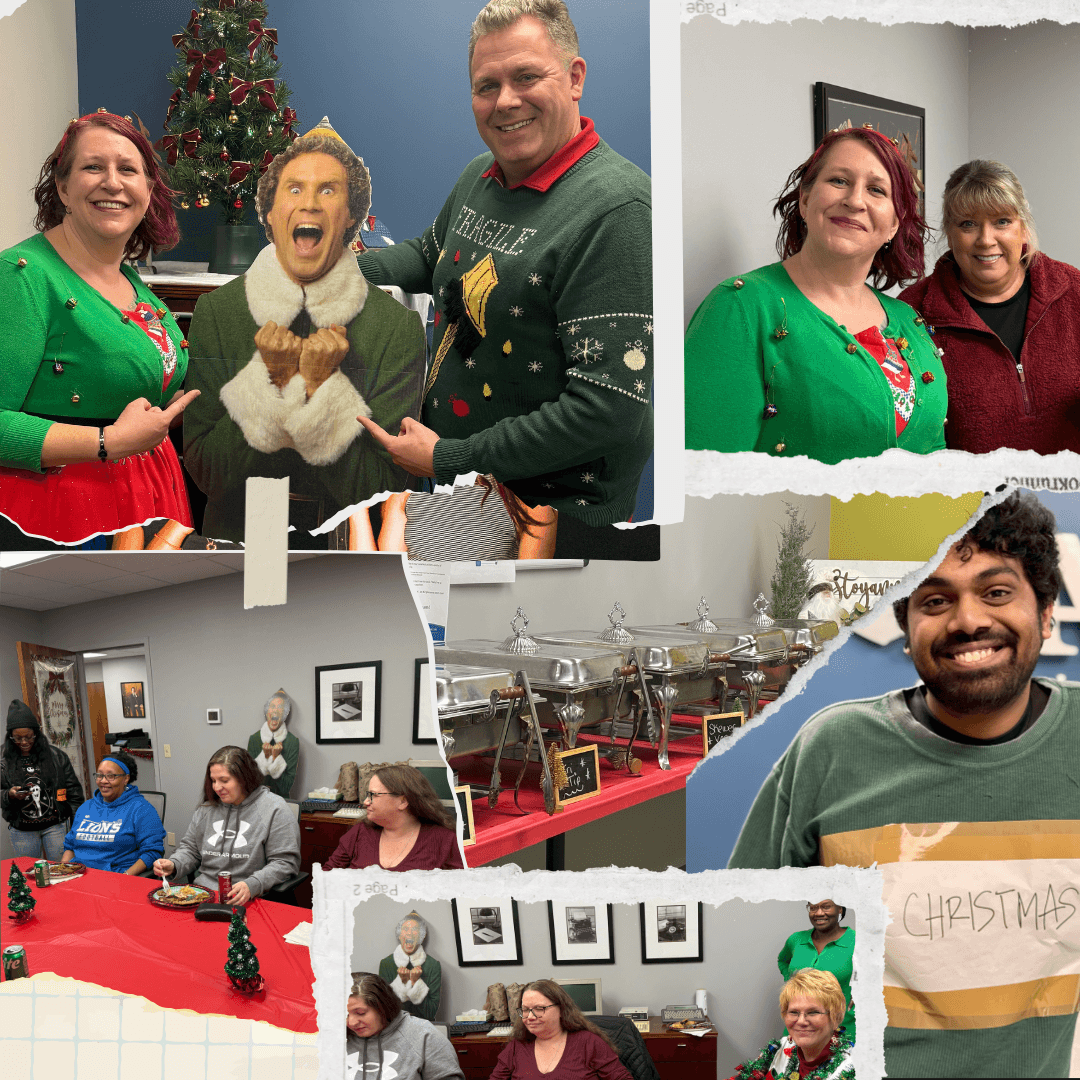 AmbsCallCenter's tweet image. 🎉🎄 We just had our office Christmas party, and it's not even Christmas yet! Who says you can't celebrate early? We had a blast and the photo collage proves it! #AlmostChristmas #OfficePartyFun #AnsweringService