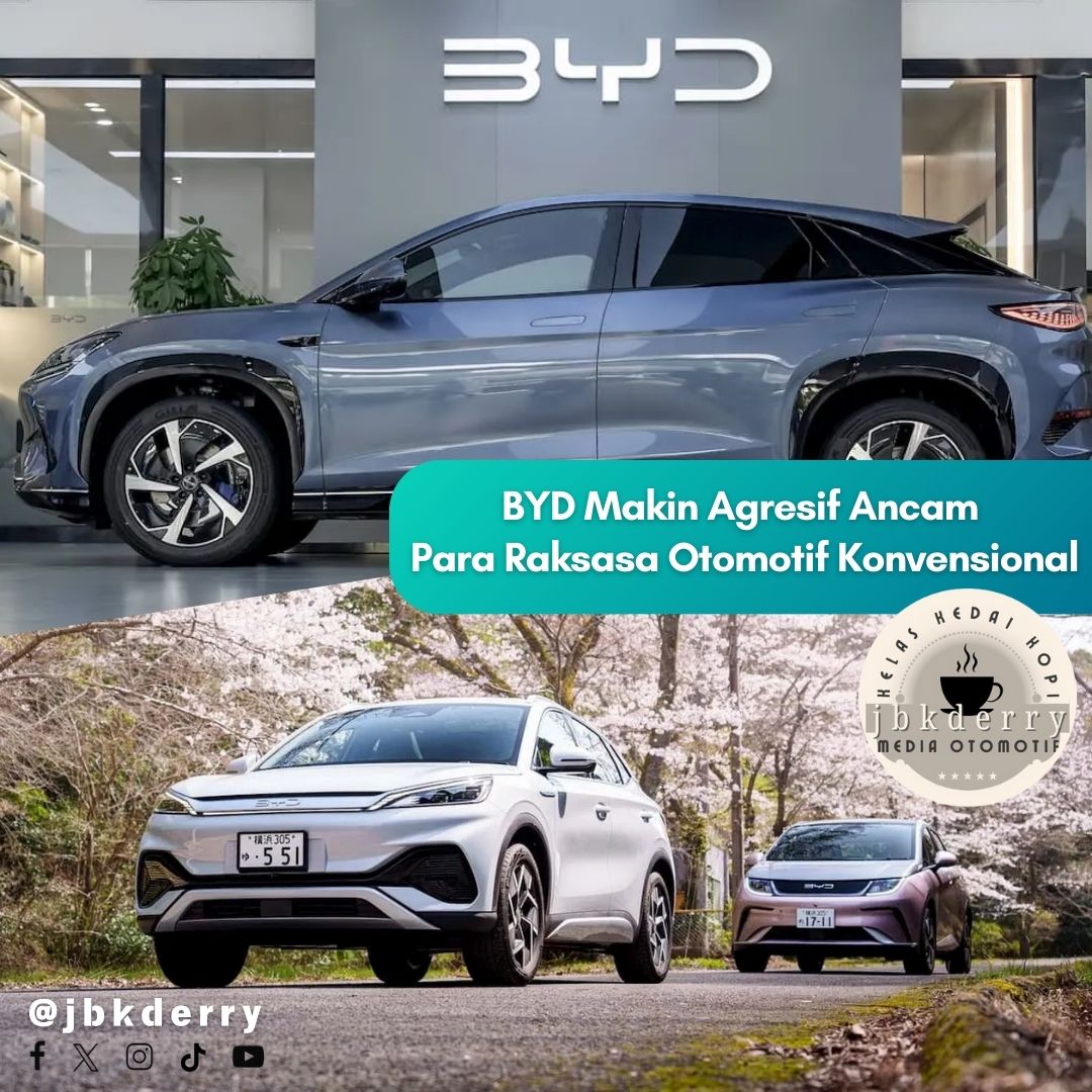 BYD semakin agresif! 🚀🌍 Produsen kendaraan listrik ini terus memberikan ancaman ke para raksasa otomotif konvensional. 🔋✨ Kuy, kulik kiprah terbaru BYD dalam memimpin revolusi mobil listrik di dunia💡

📲 Baca selengkapnya di: jbkderry.id

#BYD #MobilListrik