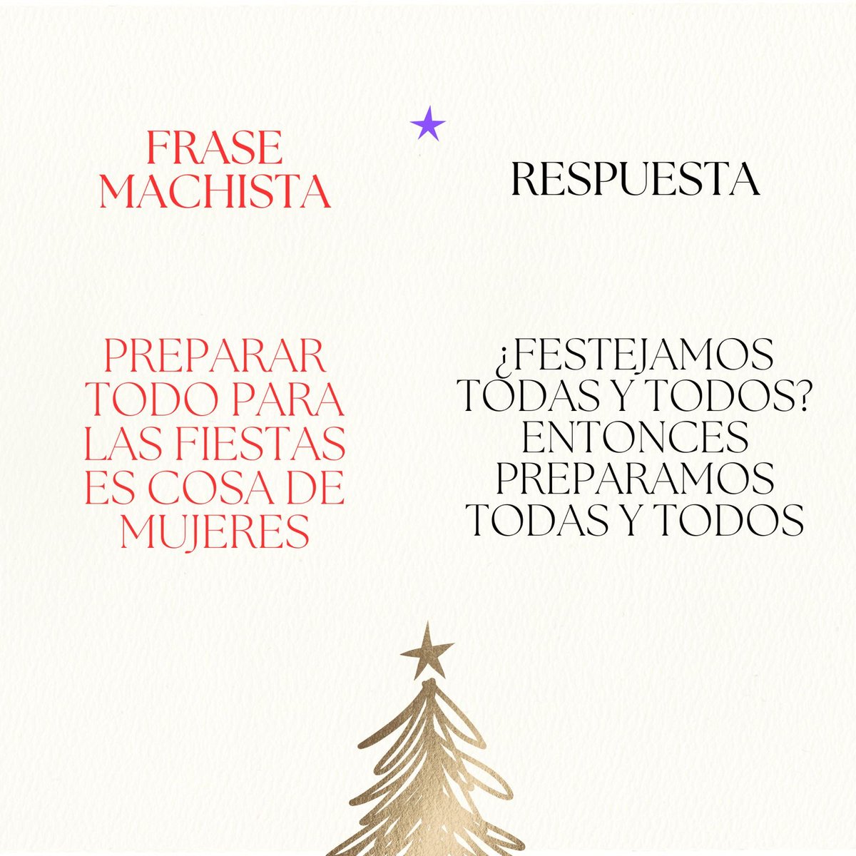 OlaVioletaAC's tweet photo. ¡Ya viene la #Navidad y con ella... ¿el #machismo?!
Las tareas familiares NO son deberes femeninos
🚨En #OlaVioleta alertamos sobre el #bornout que sufren las #mujeres por la sobrecarga de trabajo en fiestas decembrinas.
Lee nuestro reporte completo: https://t.co/Lofwl0YzMM https://t.co/RRr3zR59RU