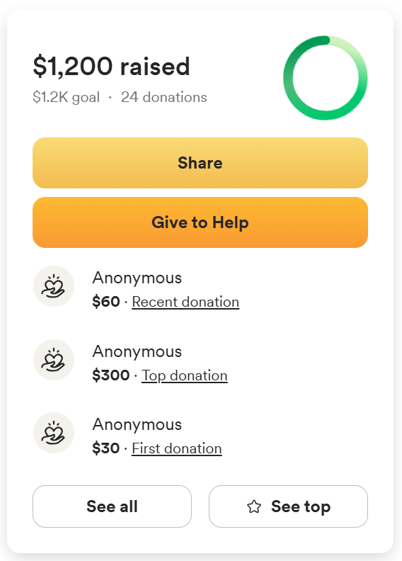 OfficialEoJ's tweet photo. EoJ is happy to announce that the GoFundMe was a success! Thank you to everyone who sent words of support, shared the page, and especially to those who donated. You’ve given one family the greatest gift of all this year, hope. Further updates will be posted on the GoFundMe page. https://t.co/4VFaq2Eo0j