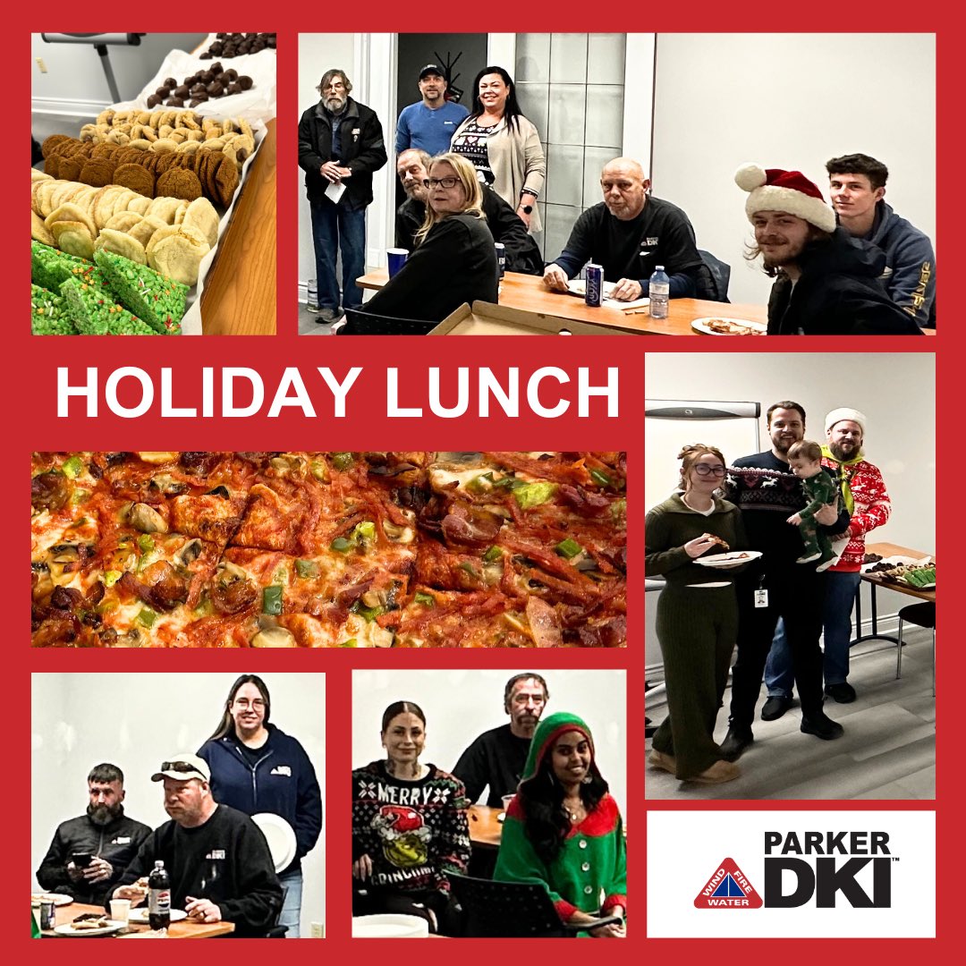 DKI-Parker (@parker_dki) on Twitter photo Kicking off the break with a 🎄 🍕 lunch with our amazing team at #DKIParker Nothing says “holiday spirit” like great <a href="/antoninospizza_/">Antonino's Original Pizza</a> & some homemade treats!
Our office will be closed DEC 23rd to DEC 30th for the Holidays. As always, our 🚨 crew is on standby 24/7 in #yqg Kicking off the break with a 🎄 🍕 lunch with our amazing team at #DKIParker Nothing says “holiday spirit” like great <a href="/antoninospizza_/">Antonino's Original Pizza</a> & some homemade treats!
Our office will be closed DEC 23rd to DEC 30th for the Holidays. As always, our 🚨 crew is on standby 24/7 in #yqg