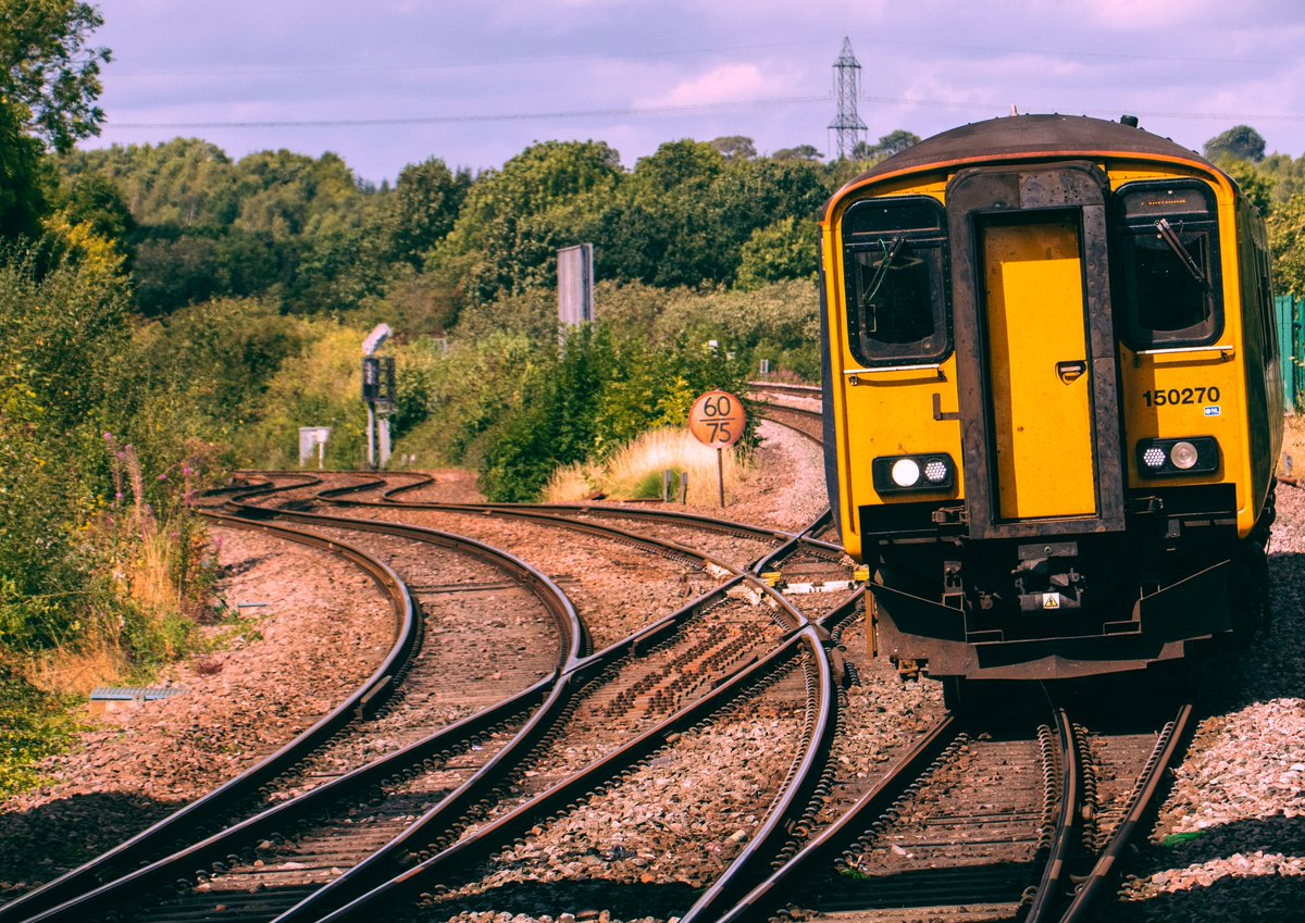 NorthernPeasant's tweet image. When Sky&apos;s were blue #Class150 x 2 @northernassist