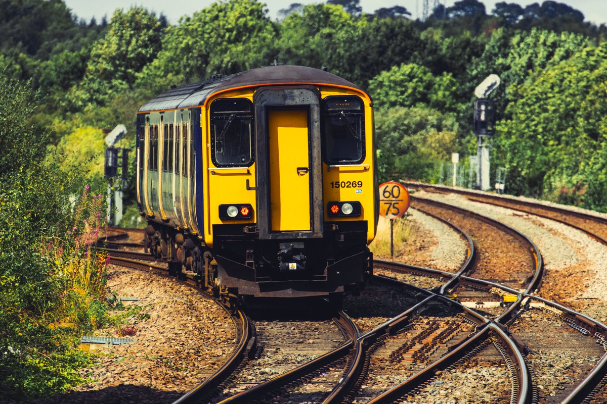 NorthernPeasant's tweet image. When Sky&apos;s were blue #Class150 x 2 @northernassist