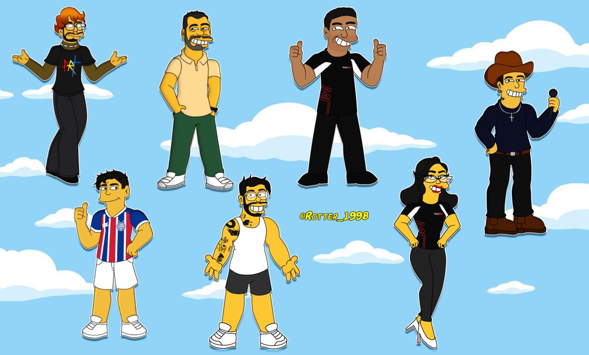 rotter_1998's tweet image. transformei muita gente em Simpson

#ossimpsons #thesimpsons #simpsonized #simpsonart