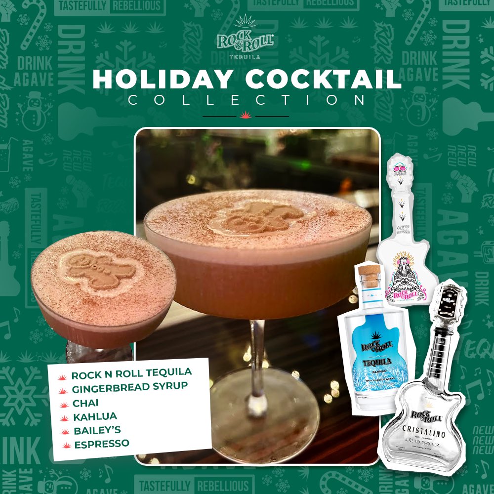 Rock N Roll Tequila 🤝 Holiday Cocktails