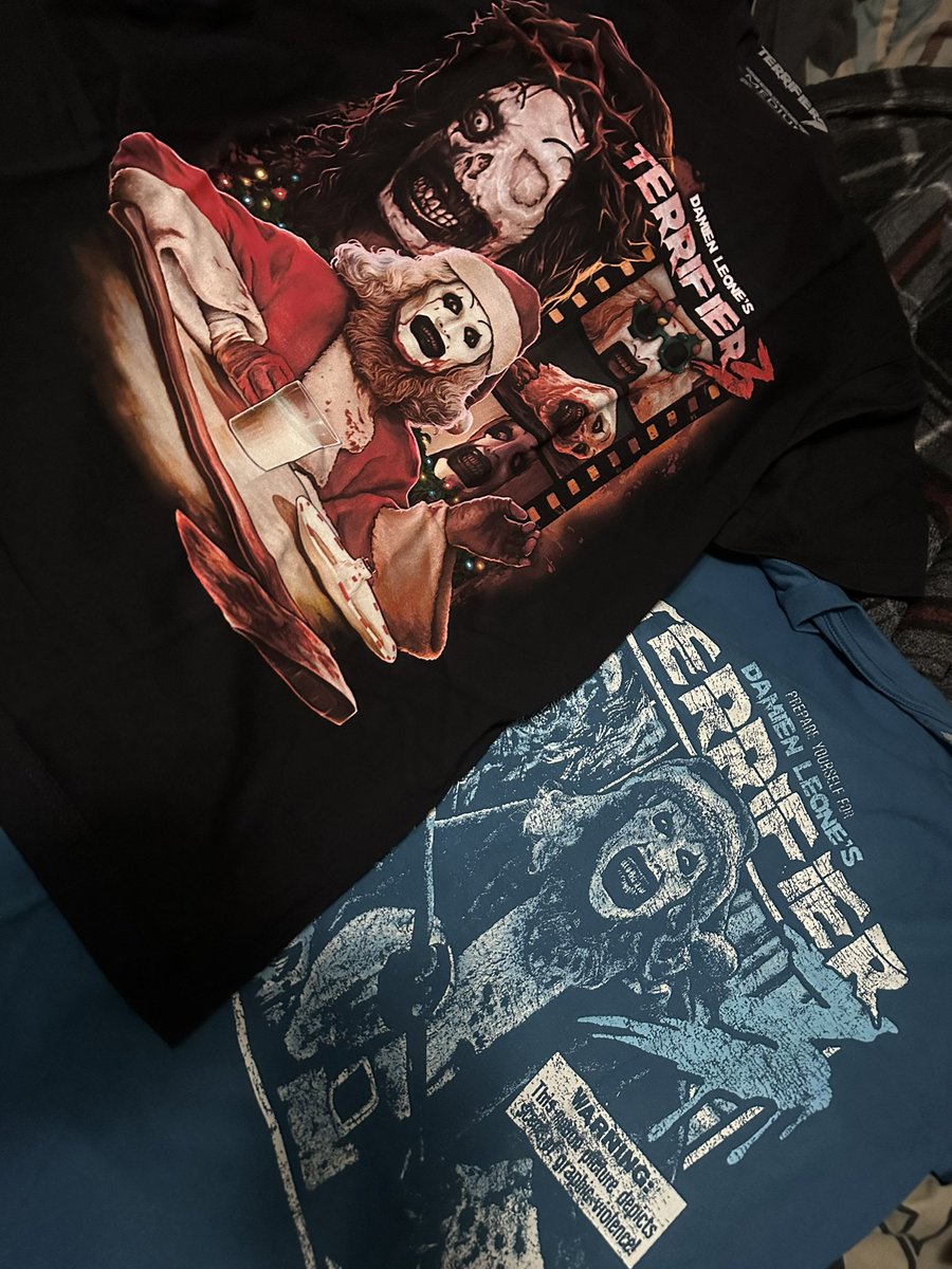 darkly_dan's tweet image. Just in time for the family gatherings. Thanks @Terror_Threads #horrorfam #terrorthreads #Terrifier3