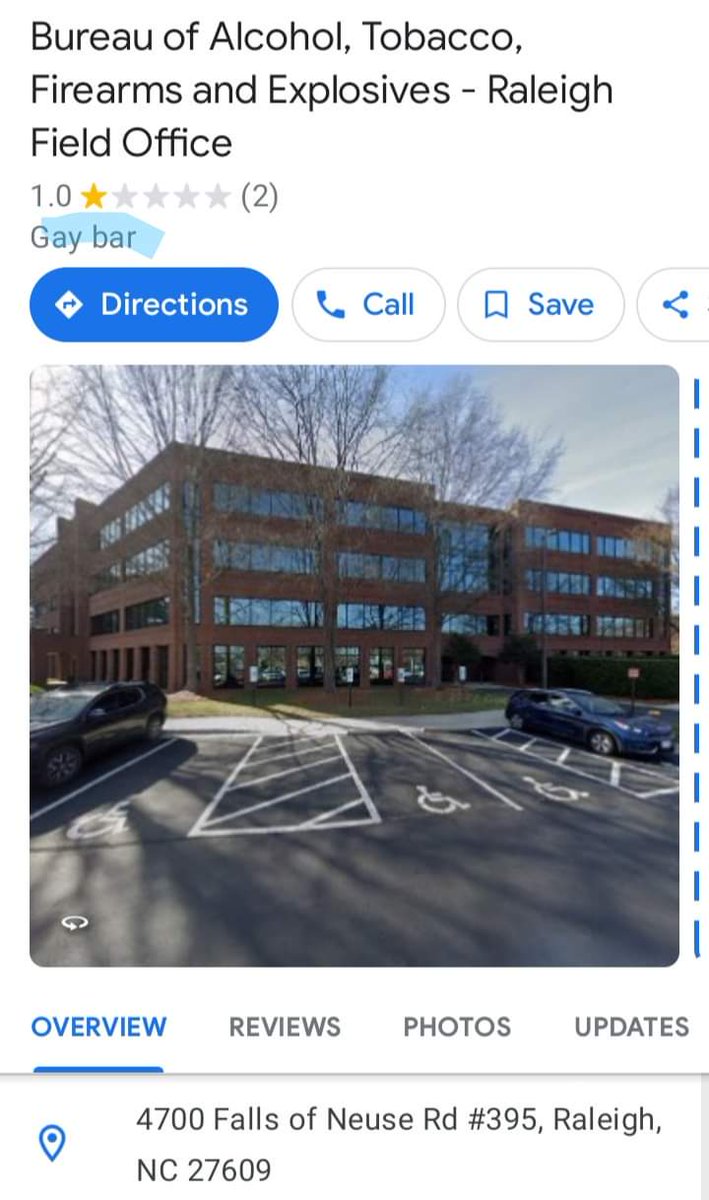 GrampsToolshed's tweet photo. Member 2 years ago when the entire internet went on Google and tagged each of the ATF field offices as gay bars, and gave them all one star??
Hahahahahahahaha!!!
#GoodTimesGoodTimes 🤣🤣🤣 https://t.co/fVrh11qGSG