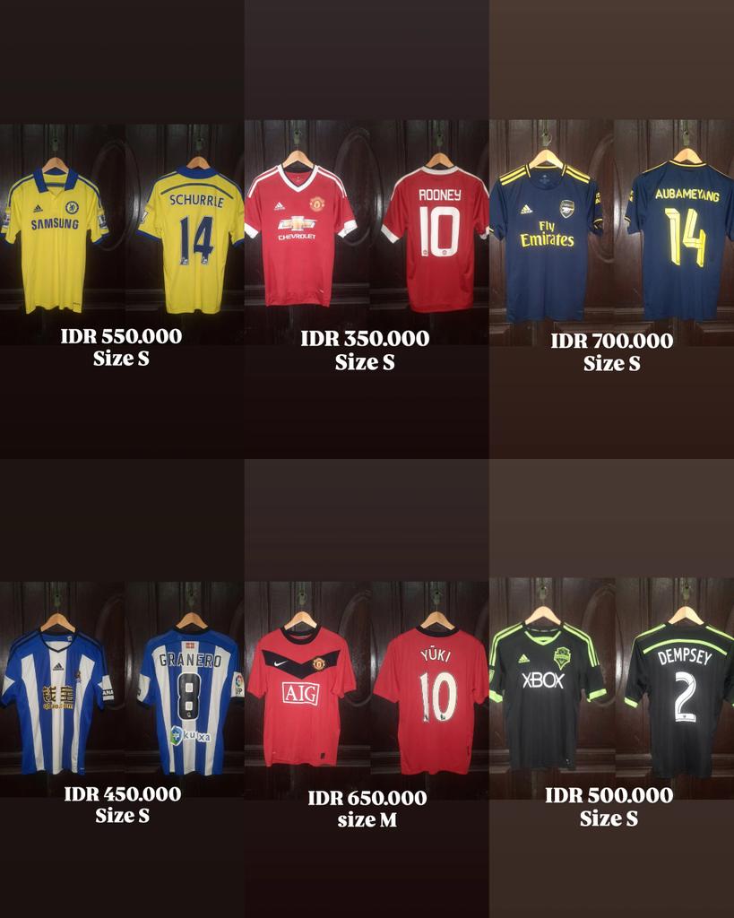 Aries_Raf's tweet photo. Jersey BERTATTO ❗❗

Kondisi BNWT - EXC 
IDR Mulai IDR 350.000
Cek Foto Lebih Jelasnya
Tokopedia Shopee Ready

Order https://t.co/U0P1ENHCMF #jersey4sale #1308 @Jerseyforum https://t.co/gaAhoL2GIH